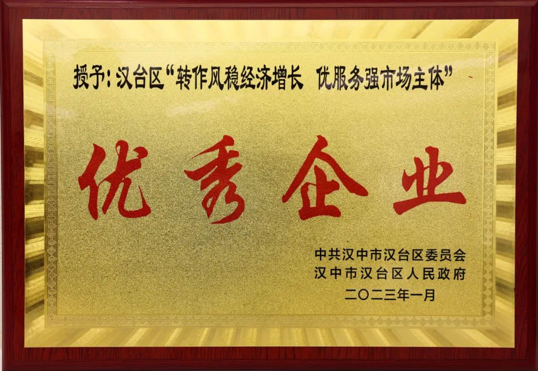 創(chuàng)新研究院榮獲漢臺區(qū)“轉(zhuǎn)作風(fēng)穩(wěn)經(jīng)濟(jì)增長 優(yōu)服務(wù)強市場主體”優(yōu)秀企業(yè)